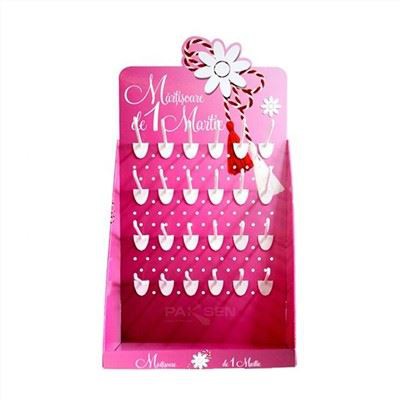 Peg Hook Display Stand for Cosmetic Puff